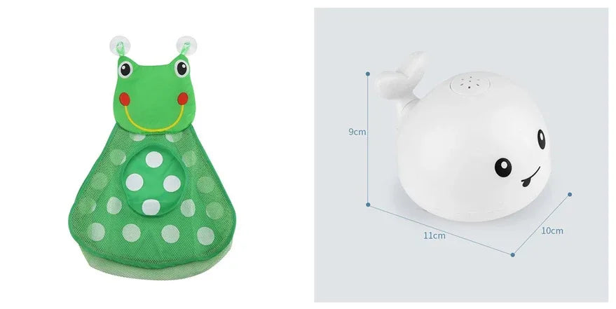 New Baby Bathroom Bath Electric Induction Whale Spray Small Toy - Dealnza