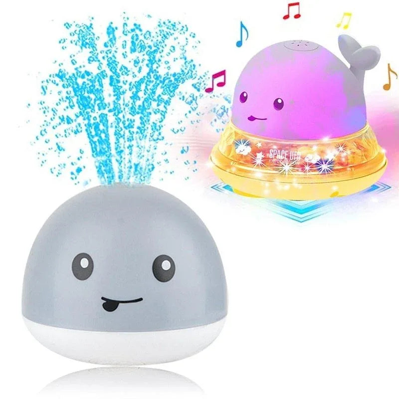 New Baby Bathroom Bath Electric Induction Whale Spray Small Toy - Dealnza