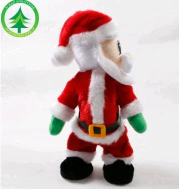 Christmas Decorations Electric Santa Toys Creative Twist Music Santa Claus Dolls - Dealnza