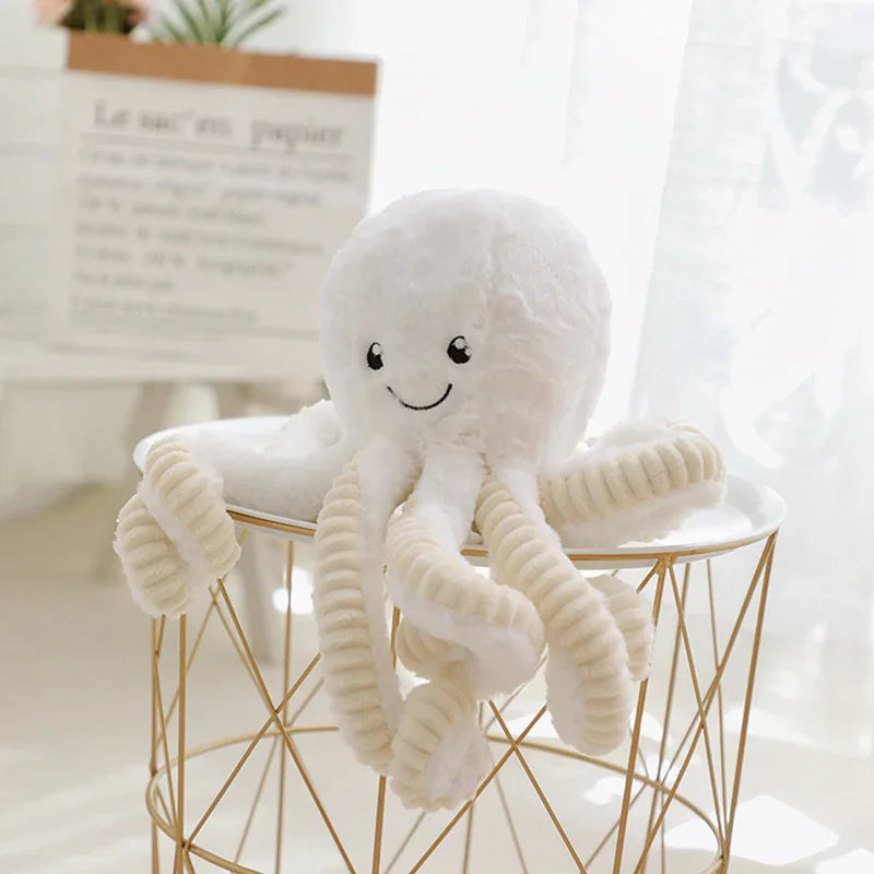 Lovely Simulation Octopus Pendant Plush Stuffed Toy Soft Animal Home Accessories Cute Doll Children Gifts - Dealnza