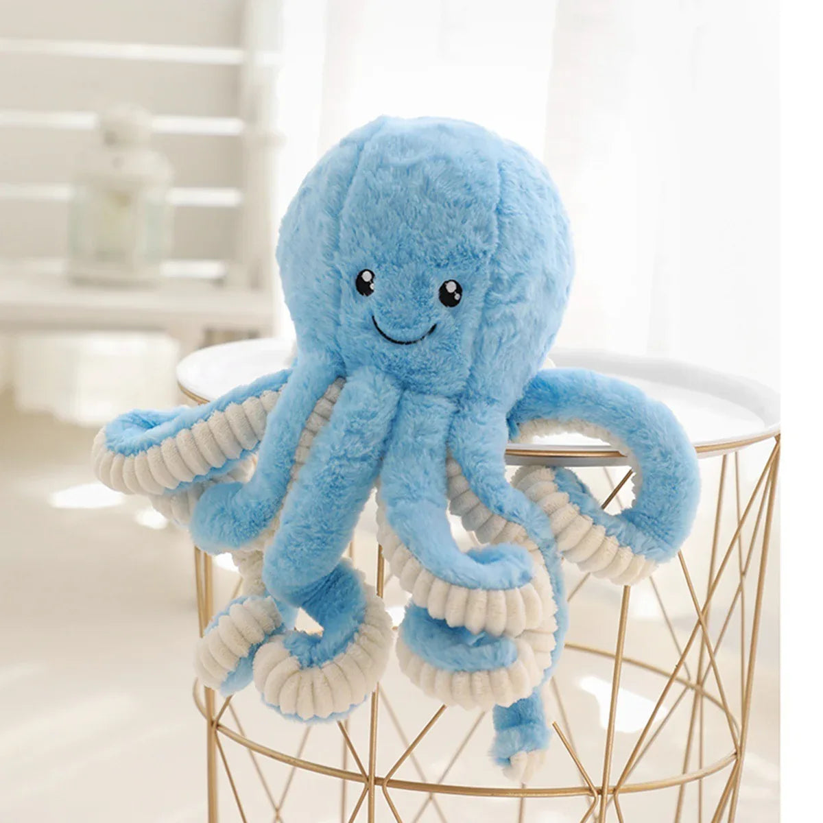 Lovely Simulation Octopus Pendant Plush Stuffed Toy Soft Animal Home Accessories Cute Doll Children Gifts - Dealnza