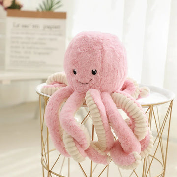 Lovely Simulation Octopus Pendant Plush Stuffed Toy Soft Animal Home Accessories Cute Doll Children Gifts - Dealnza