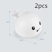 New Baby Bathroom Bath Electric Induction Whale Spray Small Toy - Dealnza