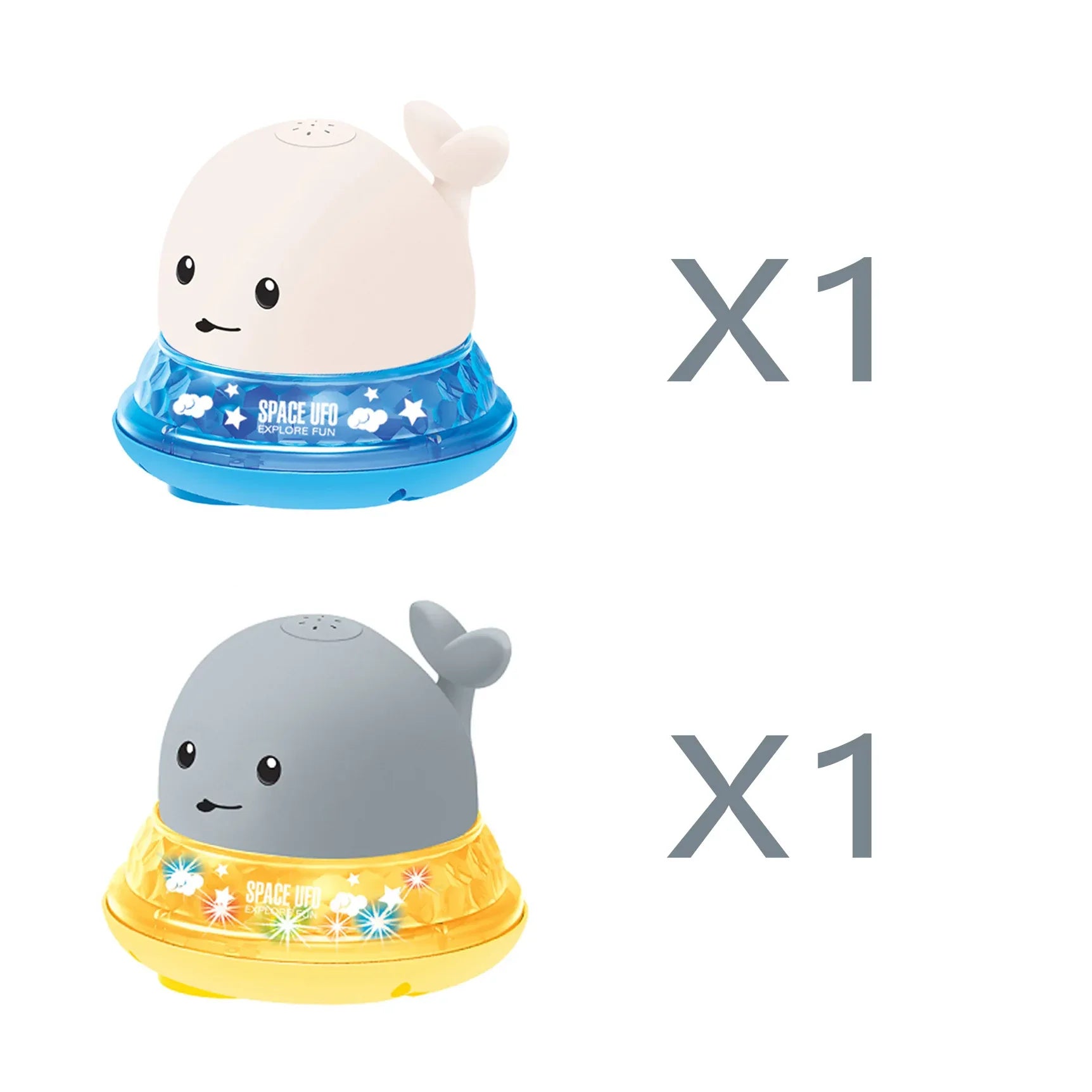 New Baby Bathroom Bath Electric Induction Whale Spray Small Toy - Dealnza