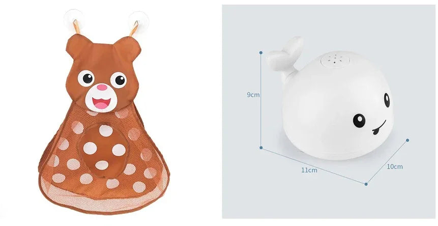 New Baby Bathroom Bath Electric Induction Whale Spray Small Toy - Dealnza