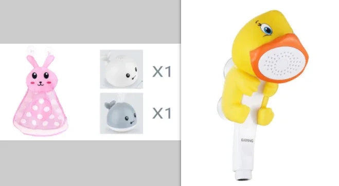 New Baby Bathroom Bath Electric Induction Whale Spray Small Toy - Dealnza