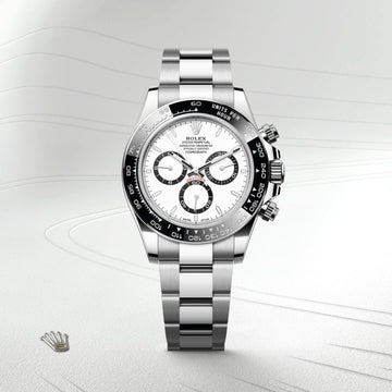 Cosmograph Daytona watch with white dial