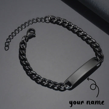 Custom Laser Engraved Bracelets Personalized Bracelet Engravable Stainless Steel Jewelry Gifts