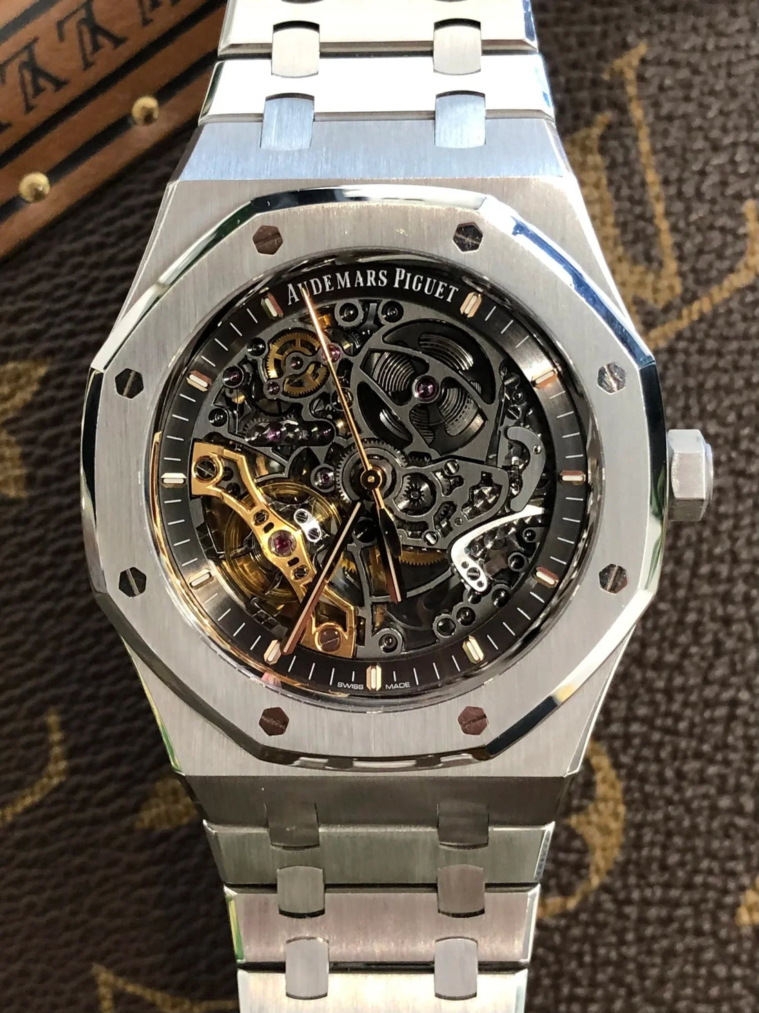 Audemars Piguet Royal Oak Skeleton watch.