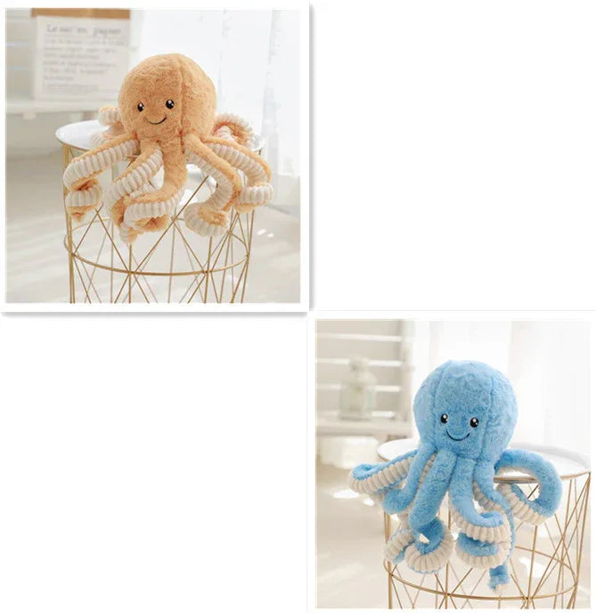 Lovely Simulation Octopus Pendant Plush Stuffed Toy Soft Animal Home Accessories Cute Doll Children Gifts - Dealnza